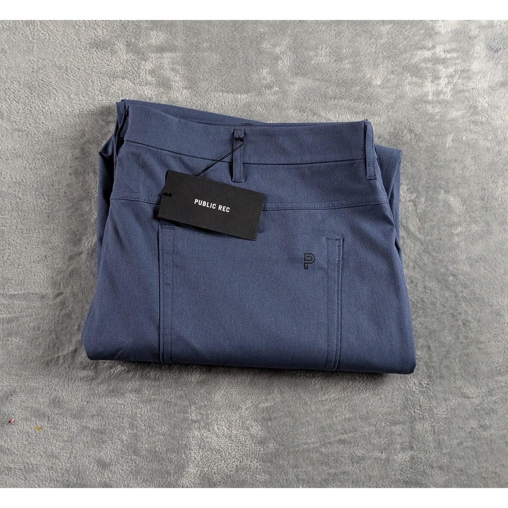 Public Rec Dealmaker Pants Mens 42x30 Blue 5 Pocket Travel Performance Modern